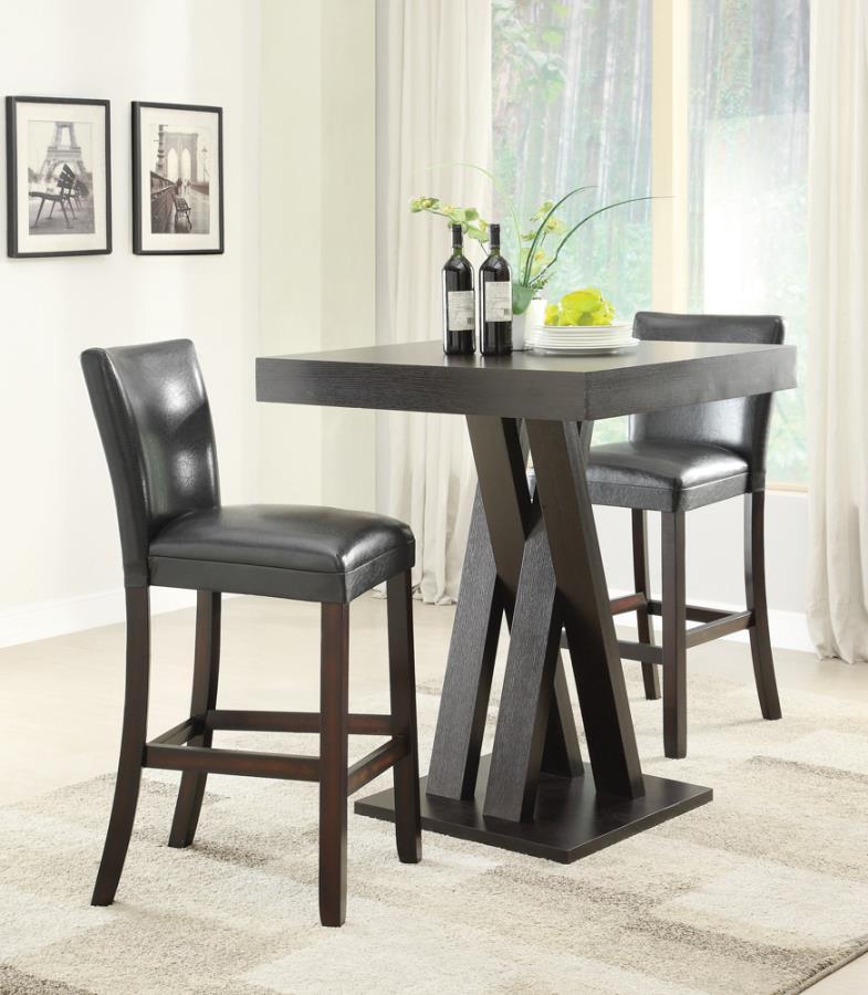 Alberton - Upholstered Bar Stool (Set of 2) - Black