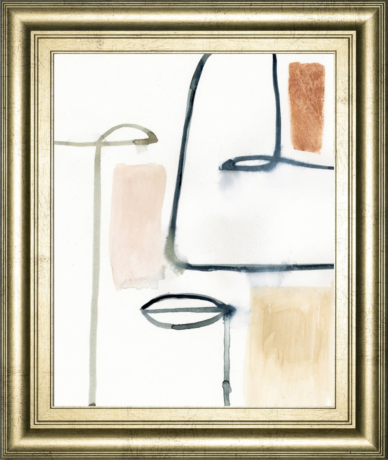 Masque II By Victoria Barnes 22x26 - White