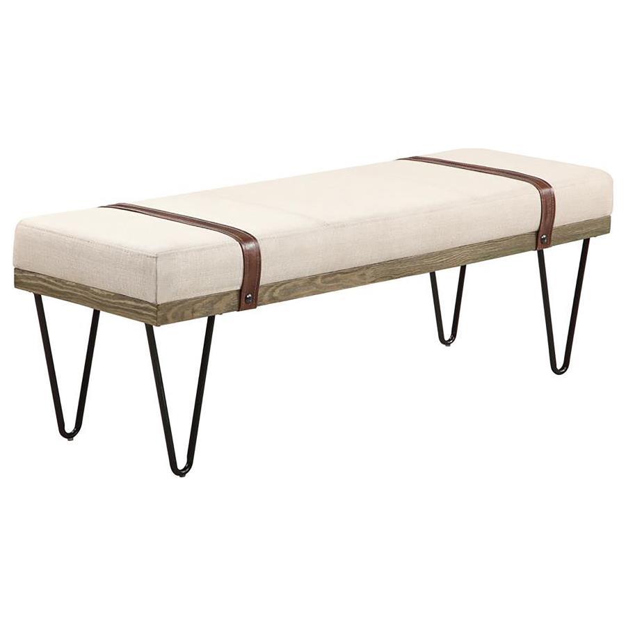 Austin - Upholstered Benche - Beige