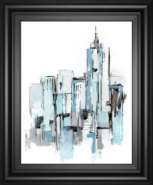 Blue City I By Ethan Harper 22x26 - Light Blue