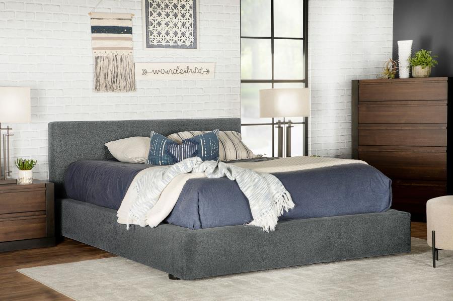 Gregory - King Bed - Gray