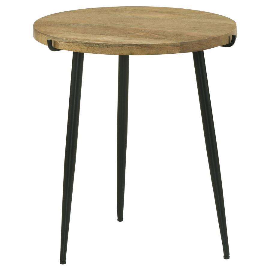 End Table - Natural / Black