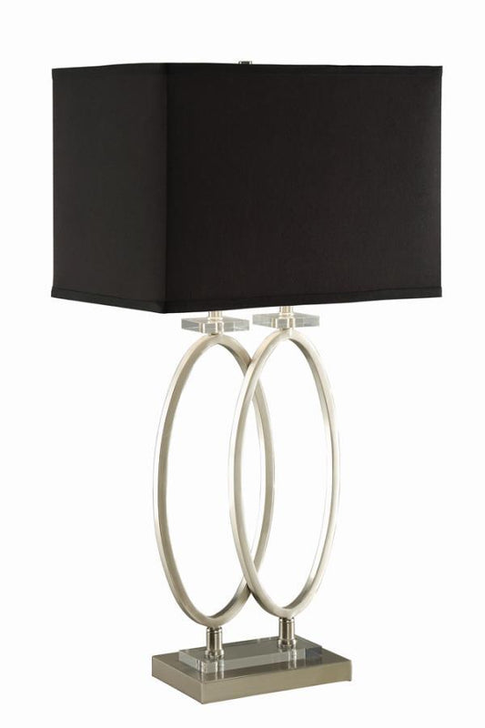 Izuku - Rectangular Shade Table Lamp - Black