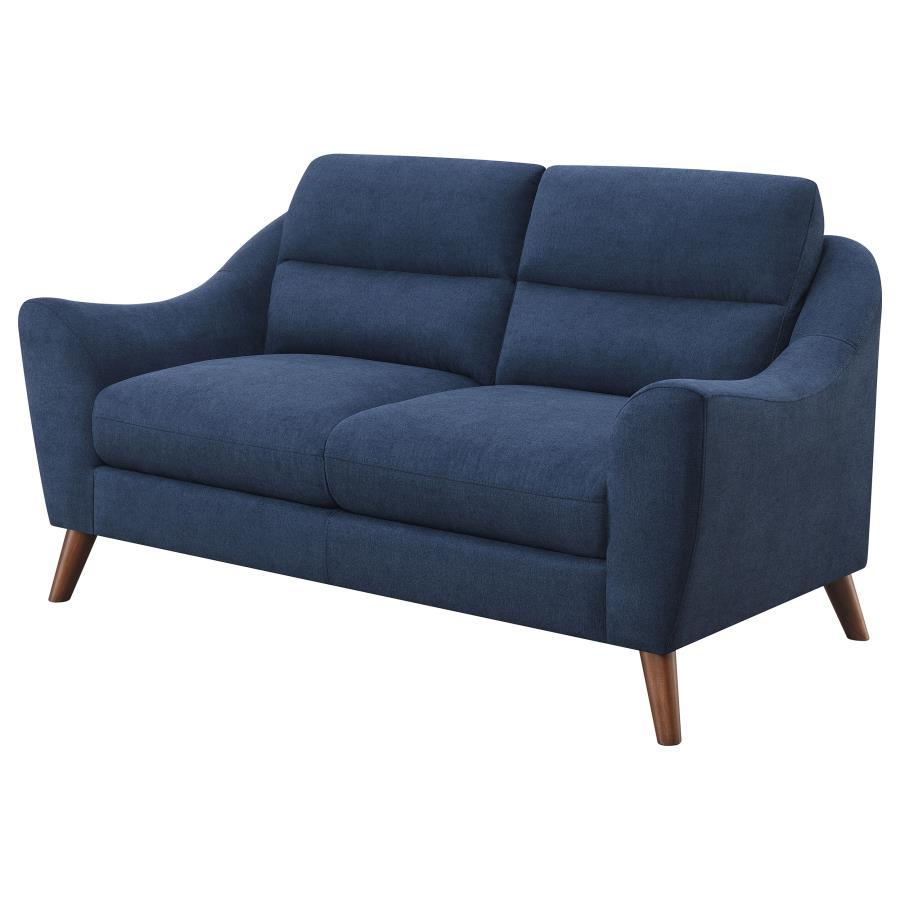 Gano - Loveseat - Navy Blue