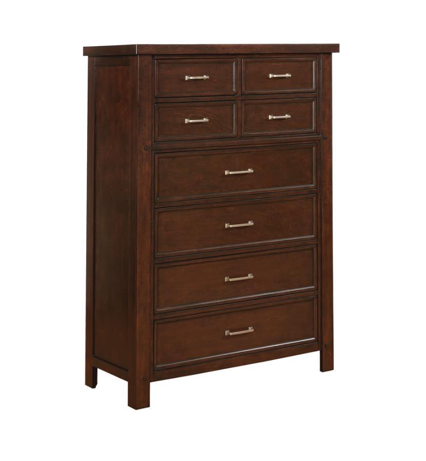 Barstow - 8-Drawer Rectangular Chest - Brown