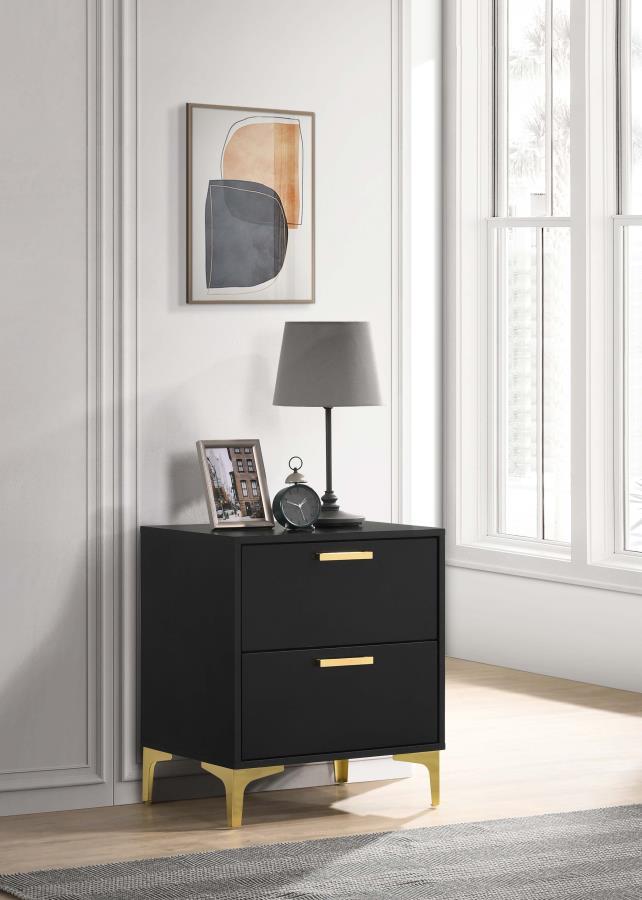 Kendall - Nightstand - Black