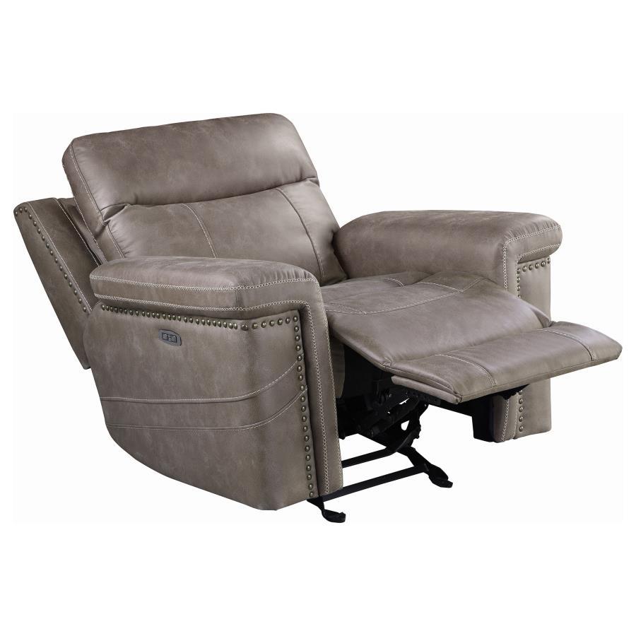 Wixom - Power Recliner - Light Brown