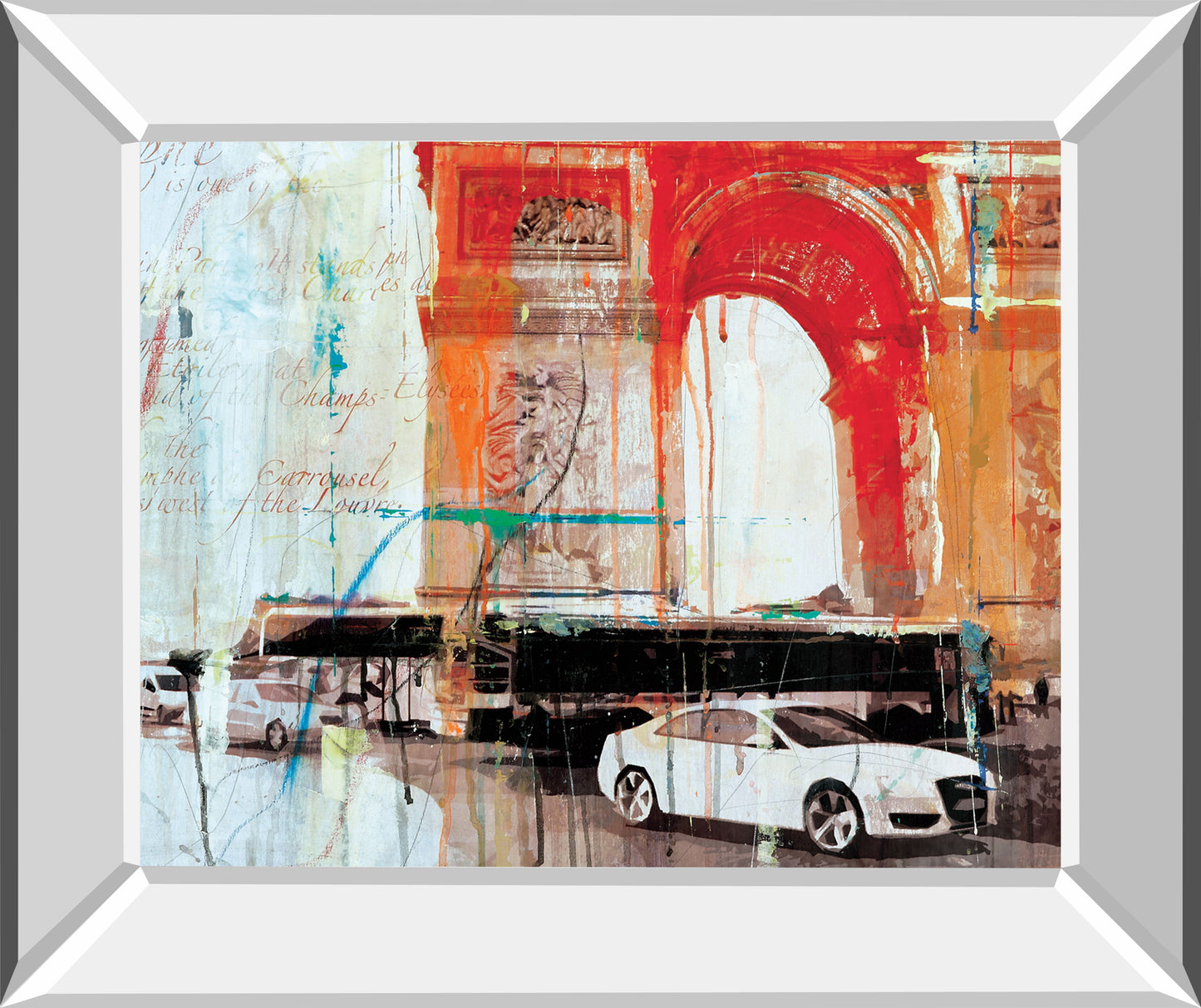 City Of Light II By Markus Haub - Mirror Framed Print Wall Art