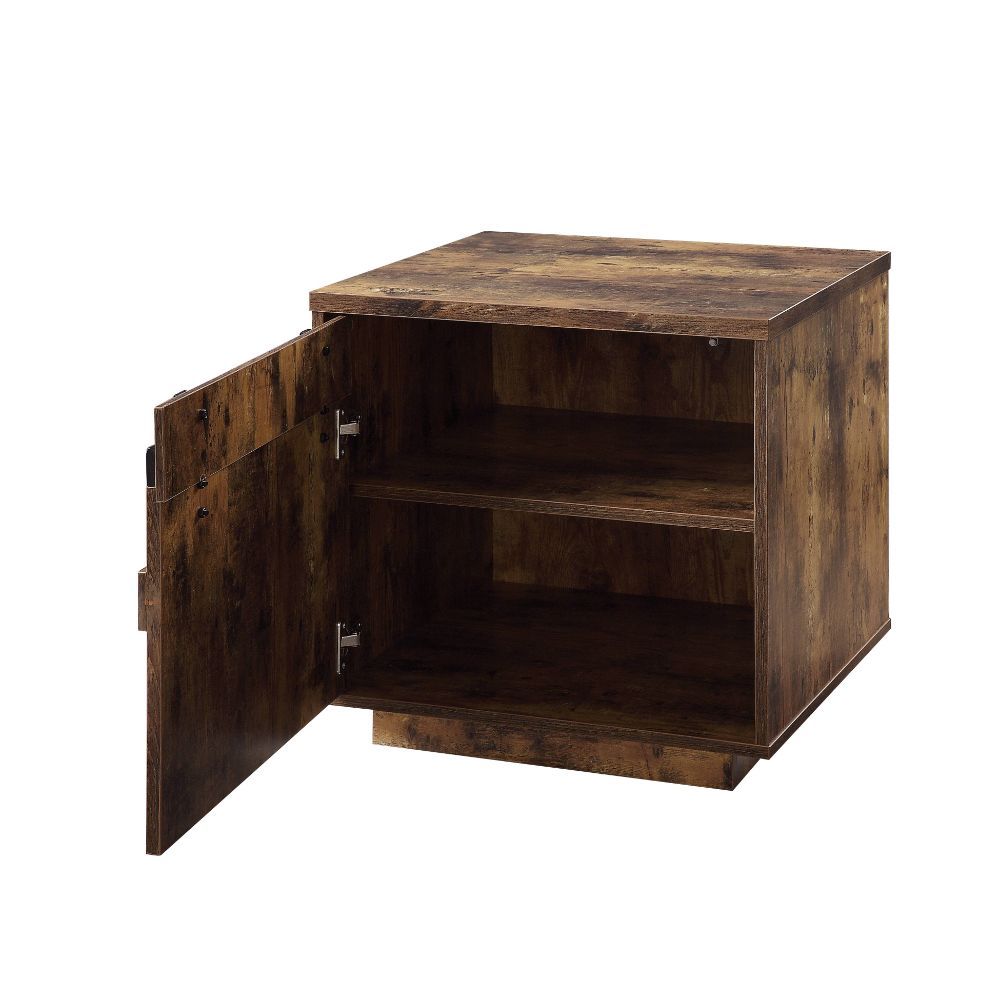 Bellarosa - End Table - Rustic Oak Finish