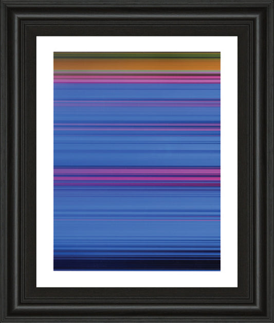 Abstract Blues By Mark Baker - Framed Print Wall Art - Blue