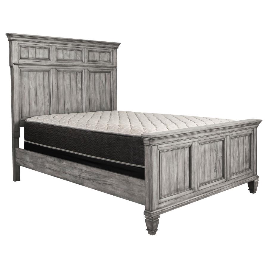 Avenue - Platform Bed - California King - Dark Gray