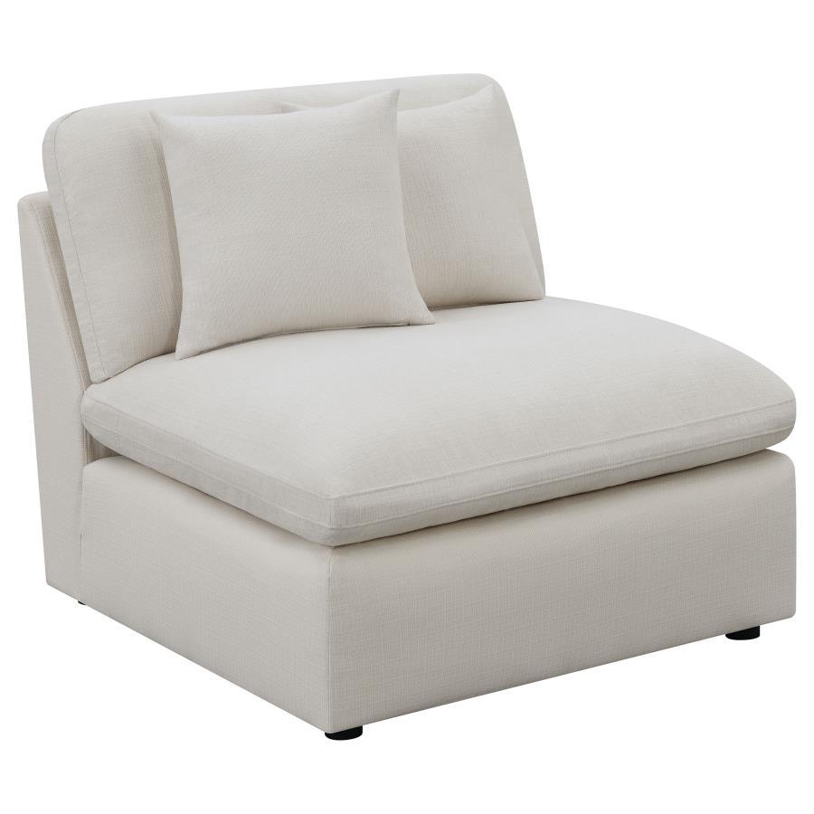 Hobson - Armless Chair - White
