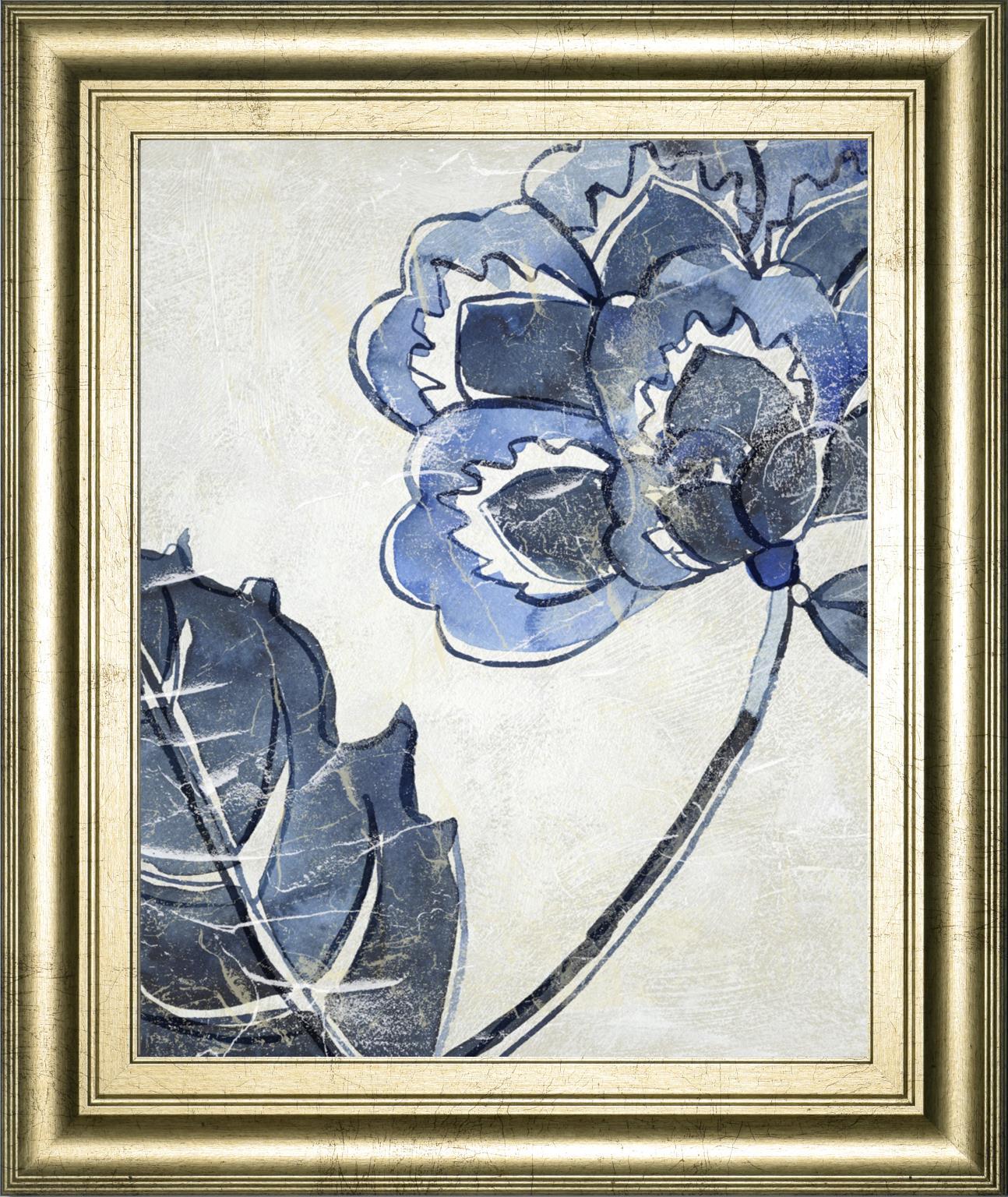 Vintage Porcelain III By Chariklia Zarris 22x26 - Blue