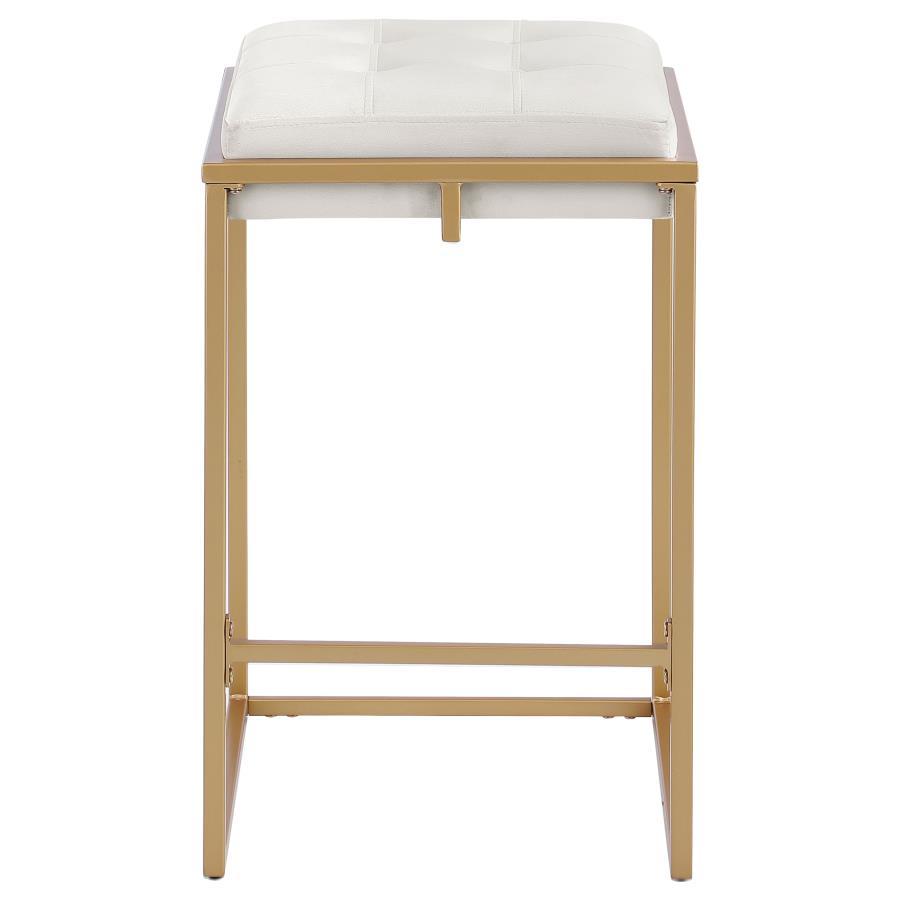 Nadia - Counter Height Stool (Set of 2) - Beige