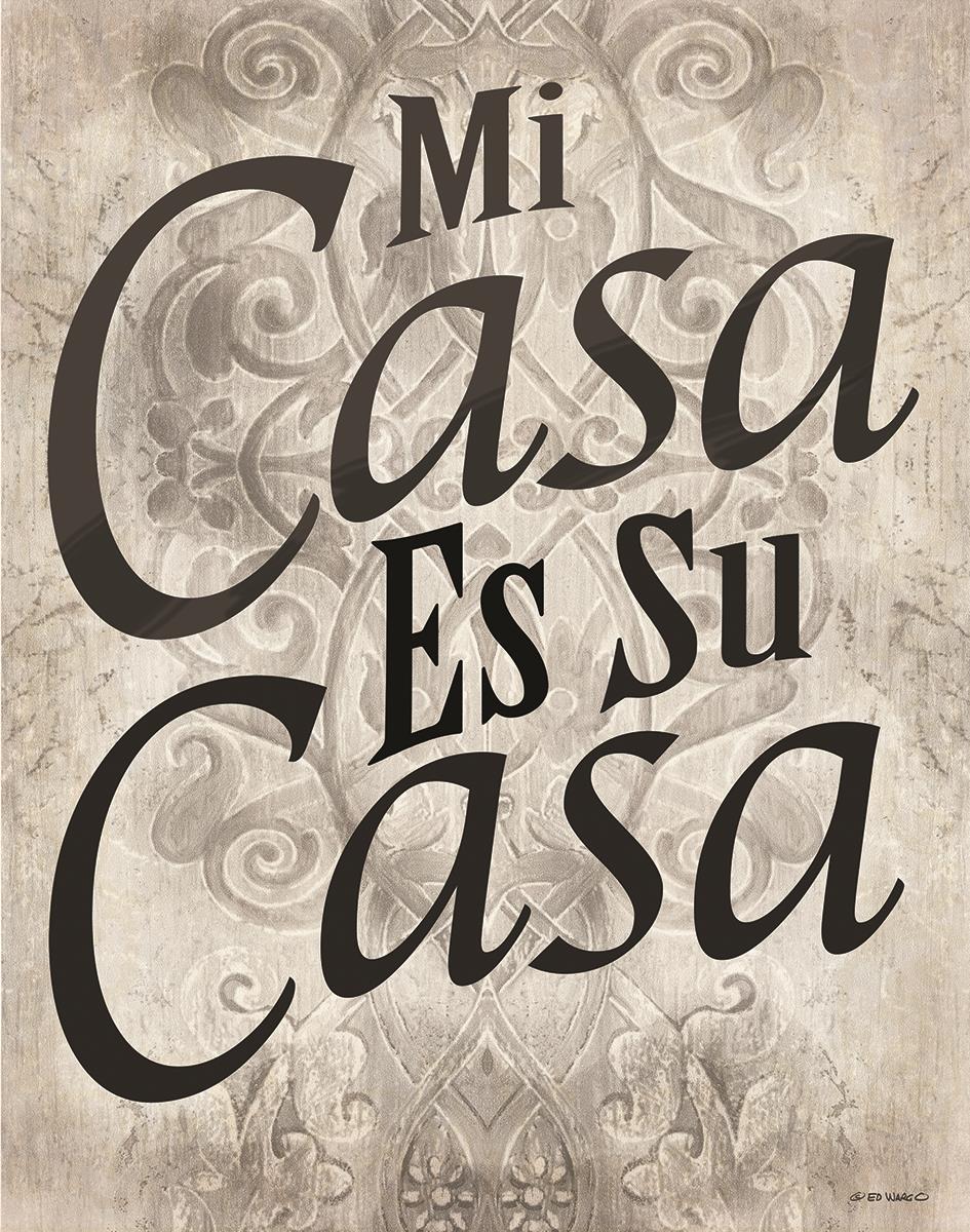 Framed Small - Mi Casa Es Su Casa By Ed Wargo