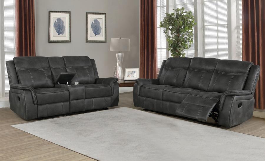 Lawrence - 2 Piece Living Room Set - Gray