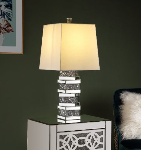 Noralie - Table Lamp - Mirrored - Glass - 30"