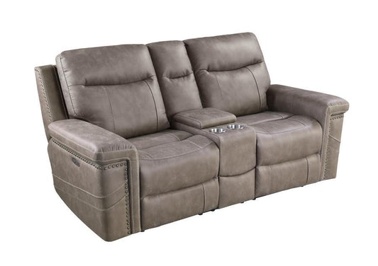 Wixom - 1-drawer Power^2 Loveseat with Console