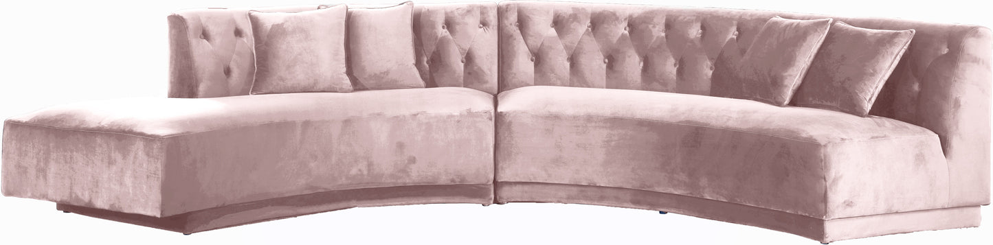 Barbie Velvet - 2 Piece Sectional