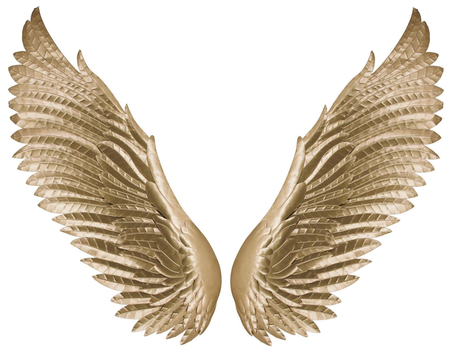 Metal Wall Decor Wings In Gold 26 X 54