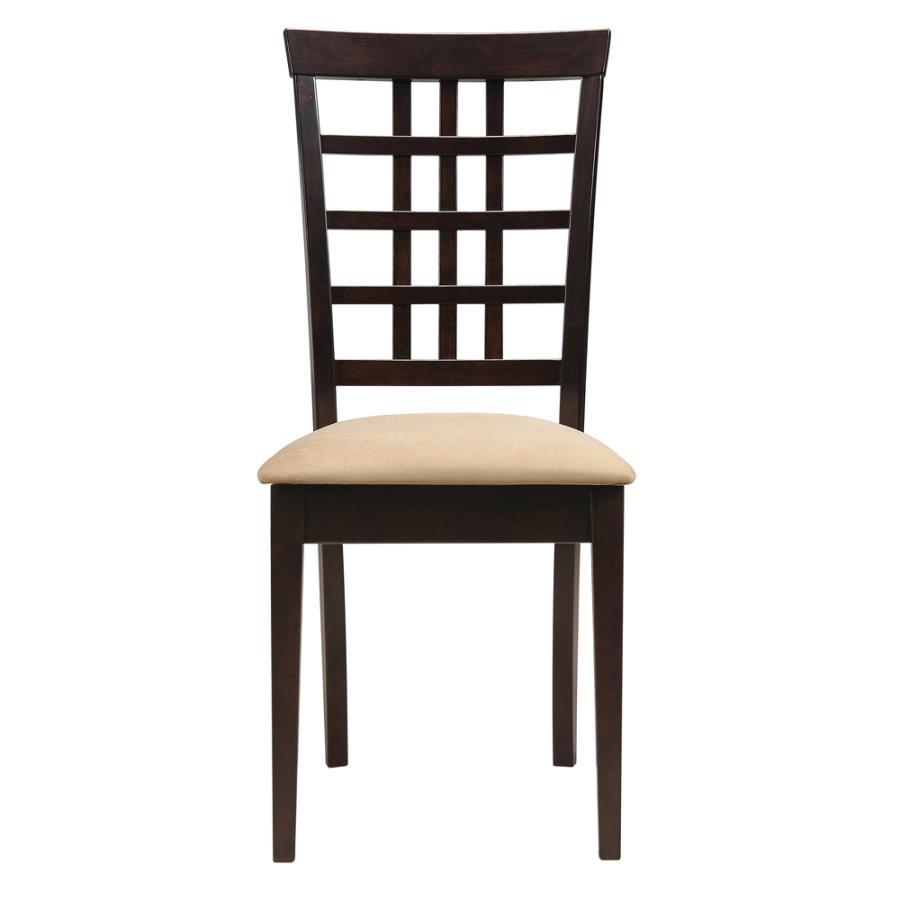 Kelso - Lattice Back Dining Chair (Set of 2) - Brown