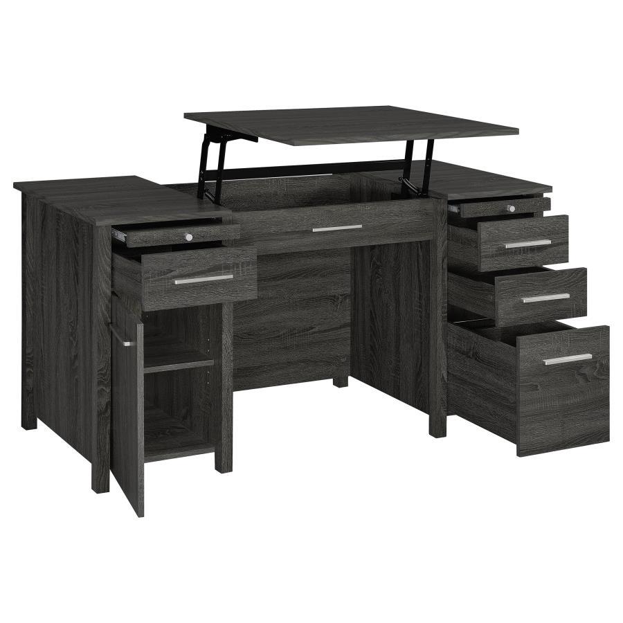 Dylan - Lift Top Desk - Gray