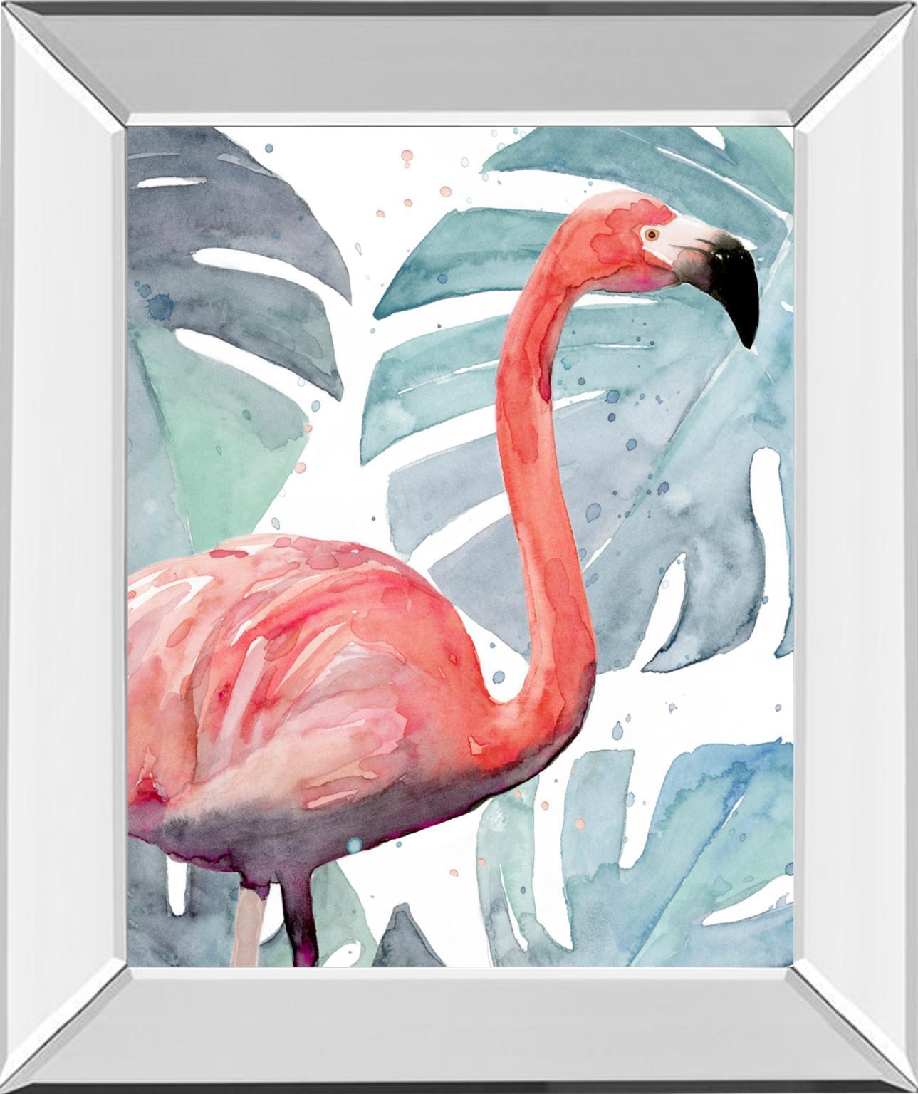 Flamingo Splash I By Annie Warren - Pink