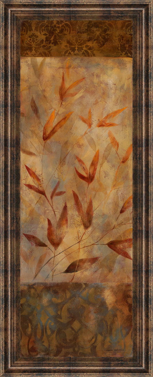 Autumn's Allure I By Carol Robinson - Framed Print Wall Art - Red