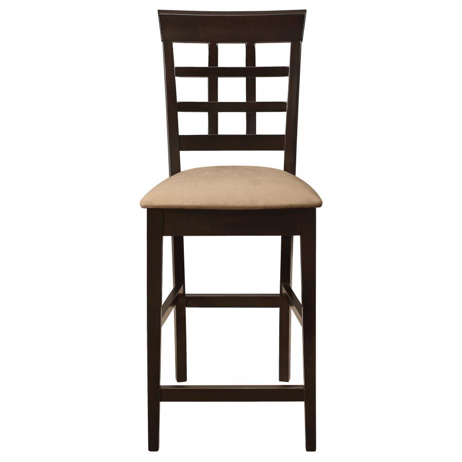 Clanton - Counter Height Stools with Upholstered Seats (Set of 2) - Brown