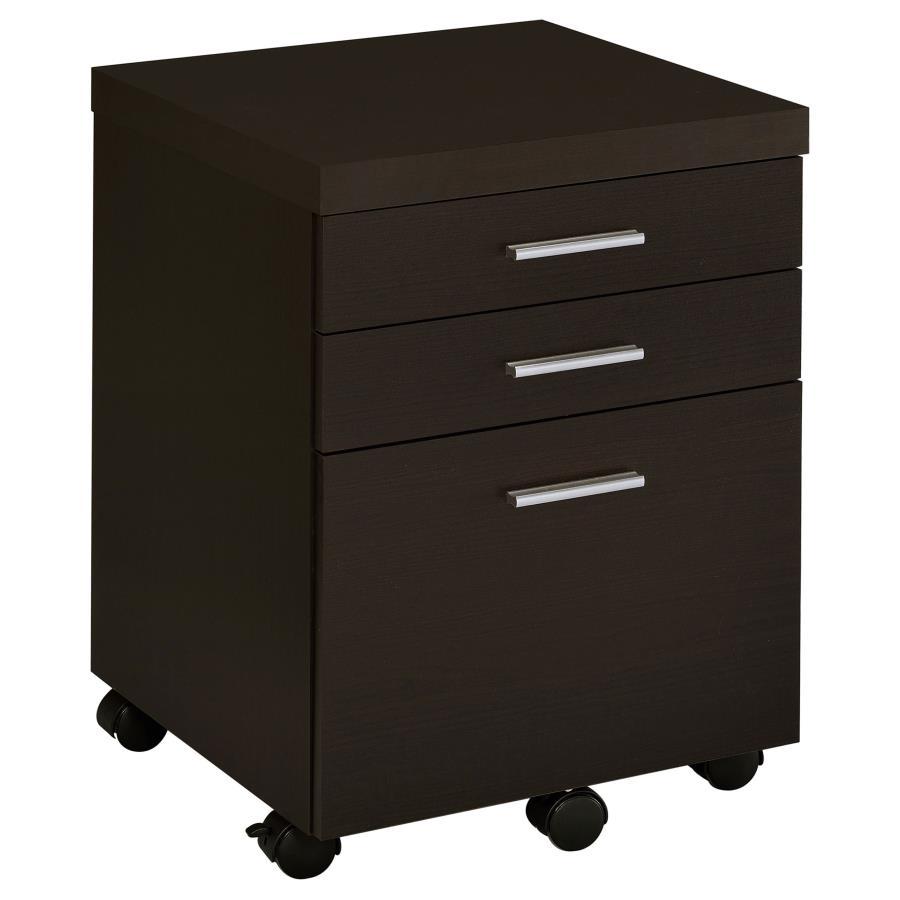 Skylar - 3-drawer Mobile File Cabinet