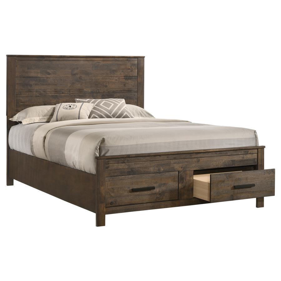 Woodmont - California King Bed - Brown