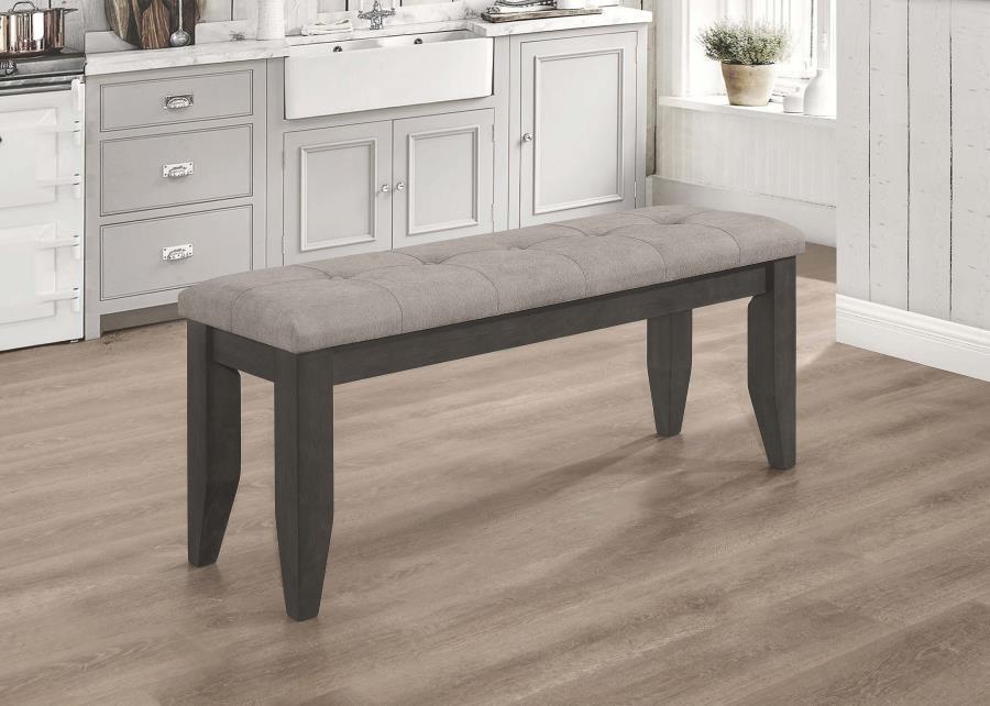Dalila - Bench - Dark Gray