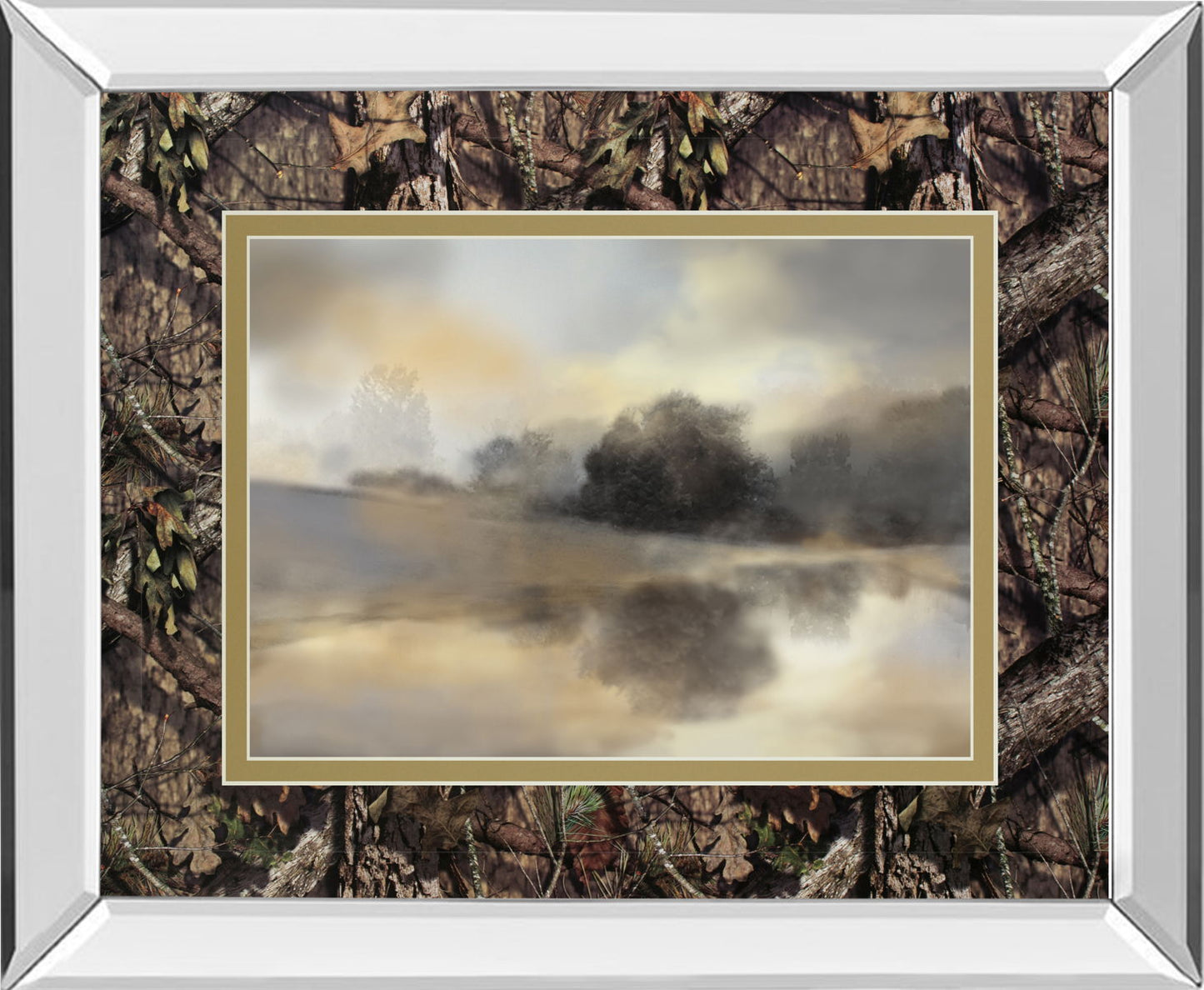 Misty Pond By Nan - Print Wall Art - Yellow