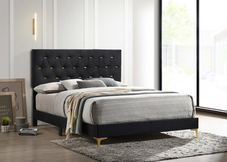 Kendall - California King Bed - Black