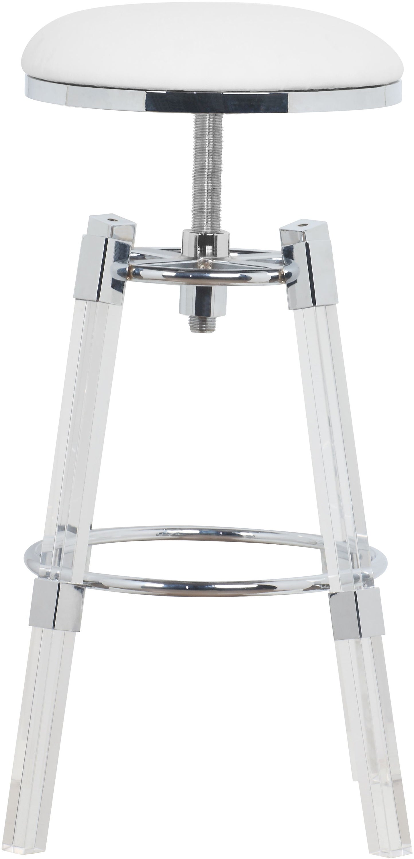 Venus - Adjustable Stool with Chrome Legs (Set of 2)