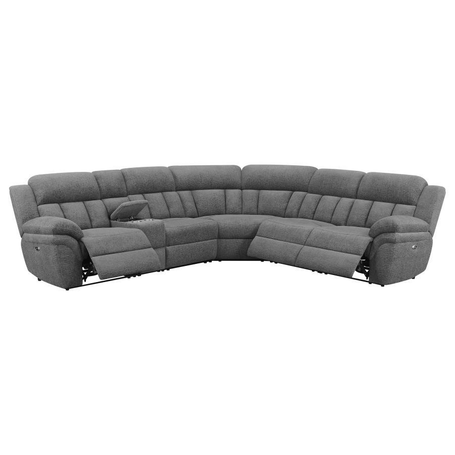 Bahrain - Power Reclining Loveseat - Gray