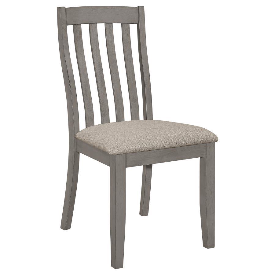 Nogales - Slat Back Side Chairs (Set of 2) - Grey