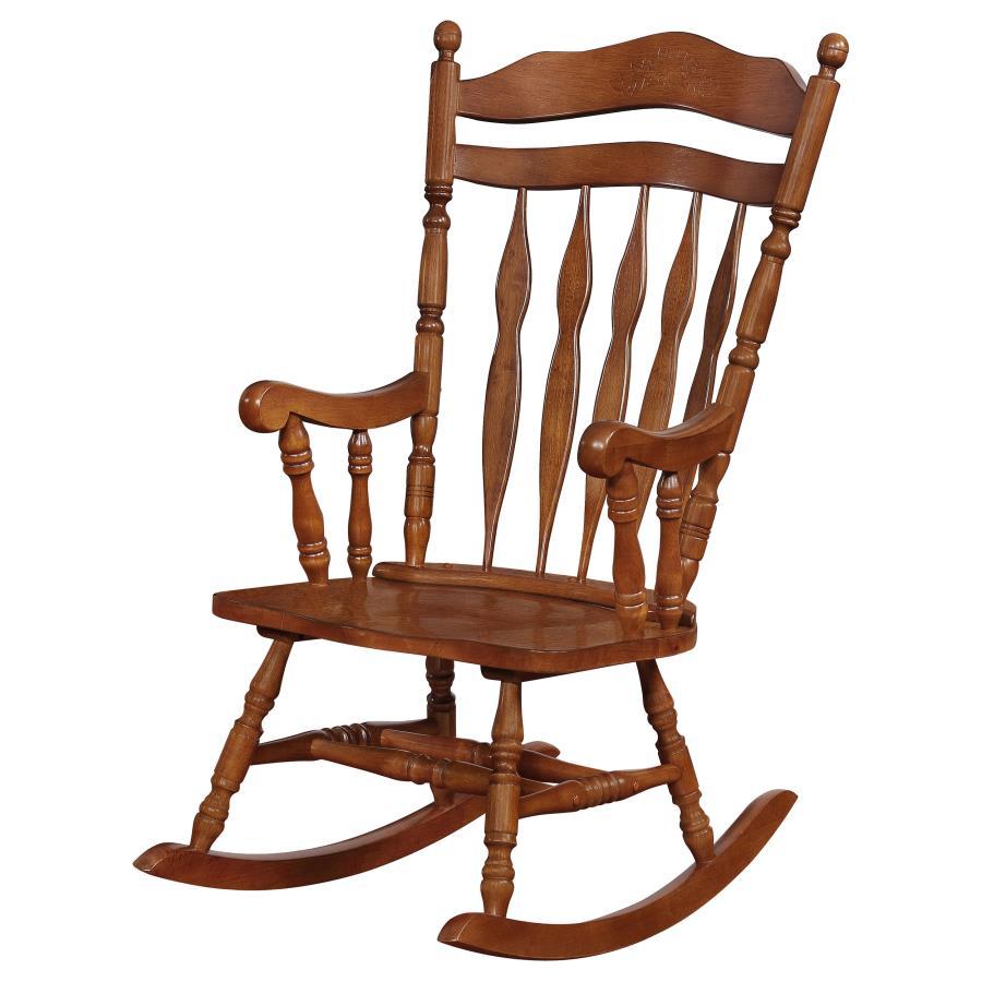 Aylin - Windsor Rocking Chair - Brown