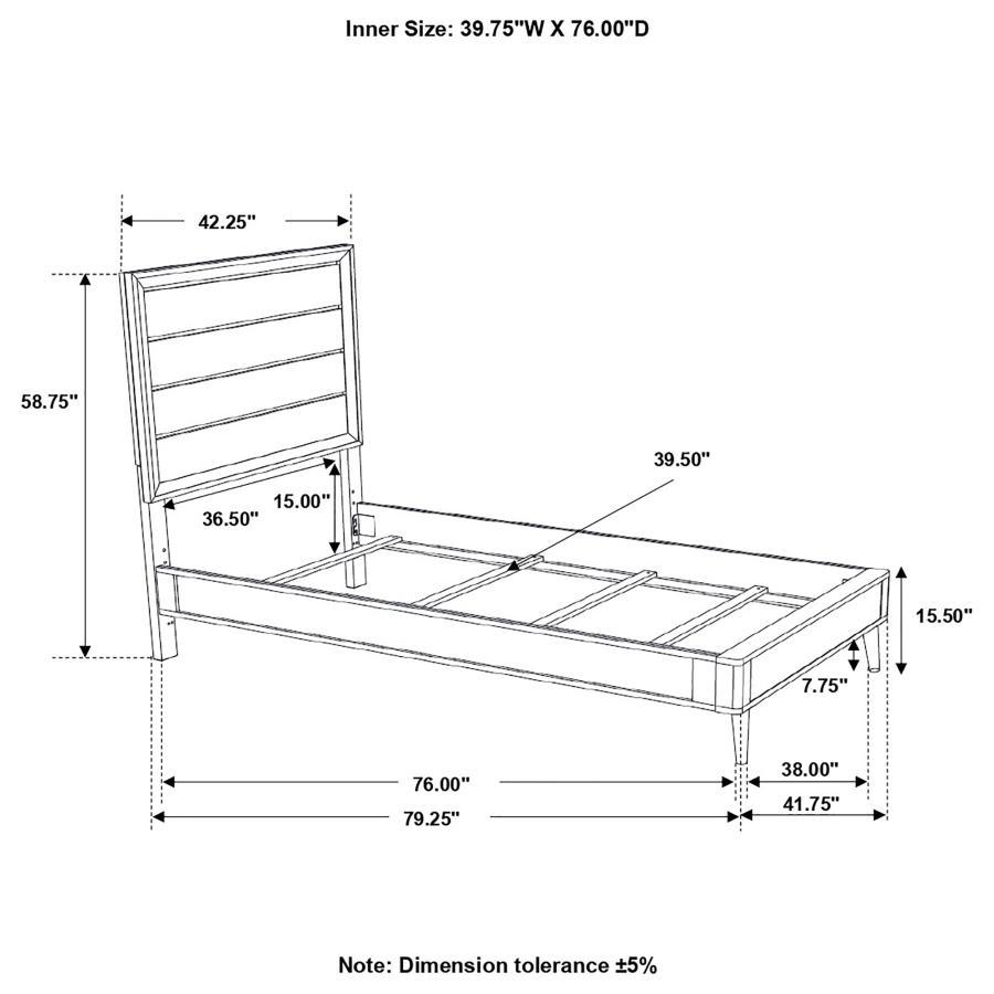 Ramon - Panel Bed