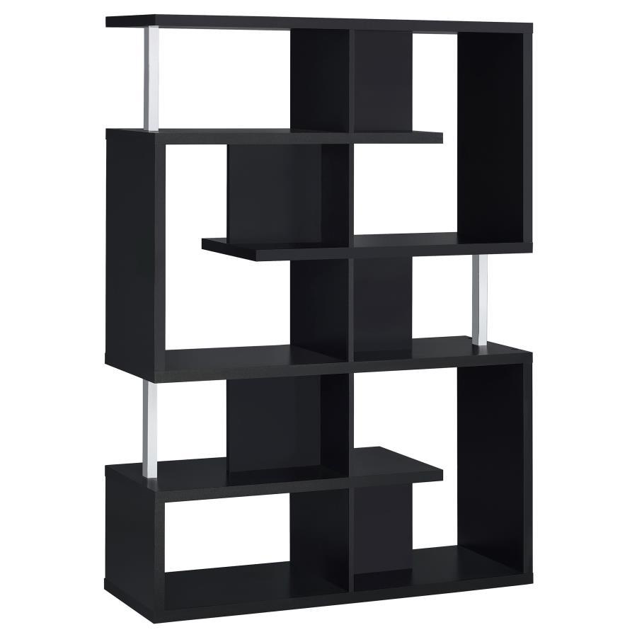 Coaster - 5-tier Geometric Design Bookcase