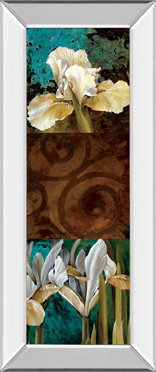 From My Garden I By Linda Thompson - Mirror Framed Print Wall Art - Darl Brown