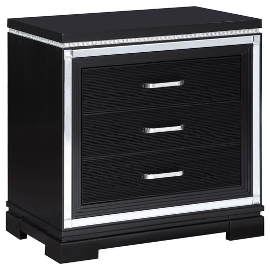 Eleanor - Accent Nightstand Black