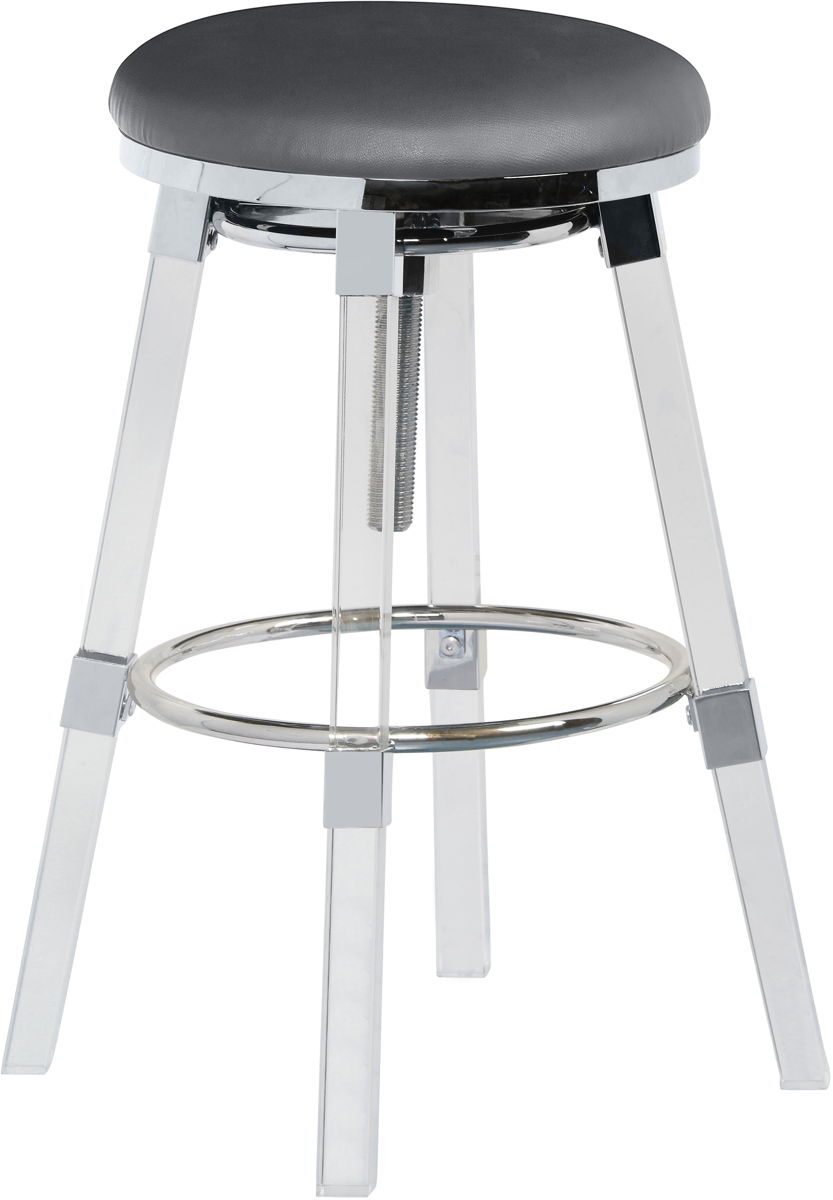 Venus - Adjustable Stool with Chrome Legs (Set of 2)