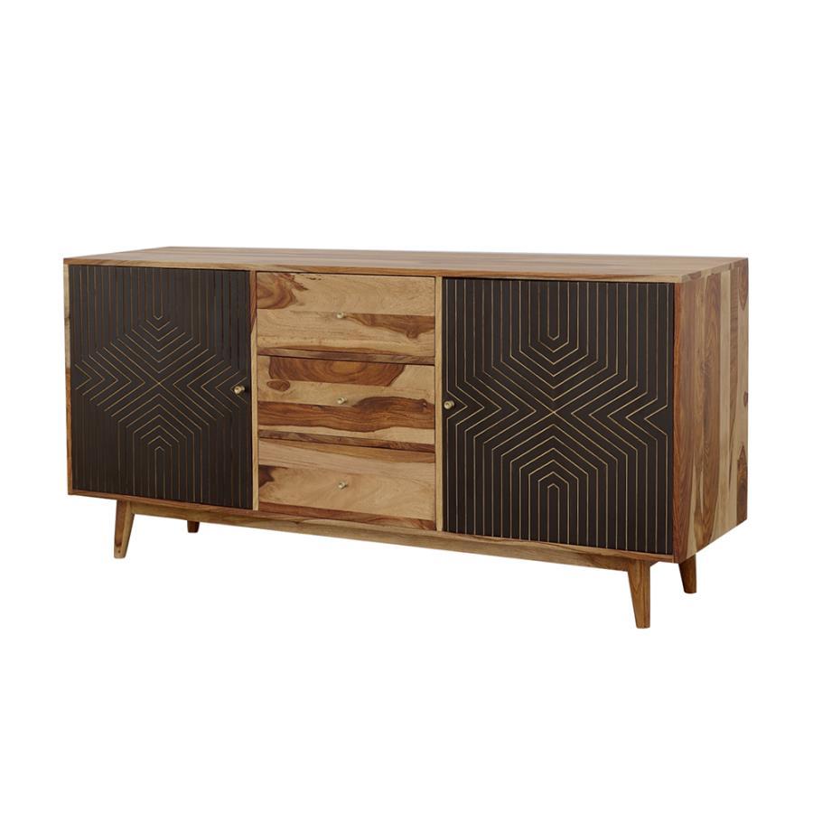 Partridge - Rectangular 2-door Server - Black