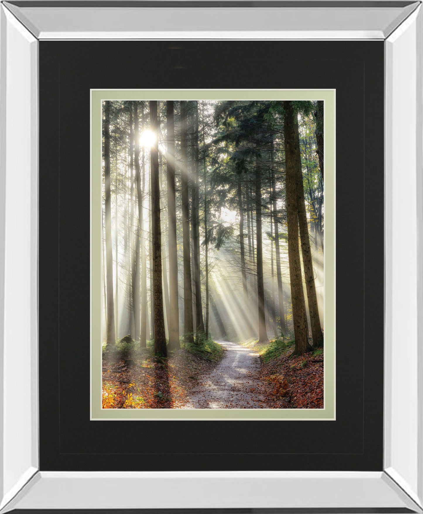 Turning Left Can Be Right By Lars Van De Goor - Mirror Framed Print Wall Art - White