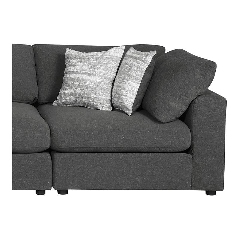 Serene - 6 Piece Sectional Set - Black