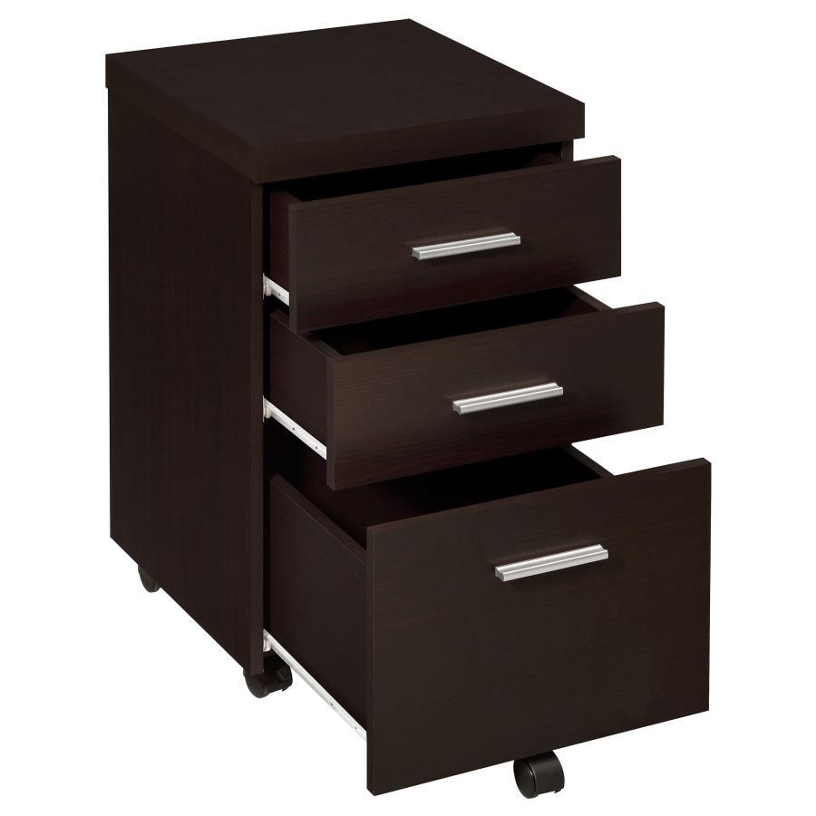 Skylar - 3-drawer Mobile File Cabinet