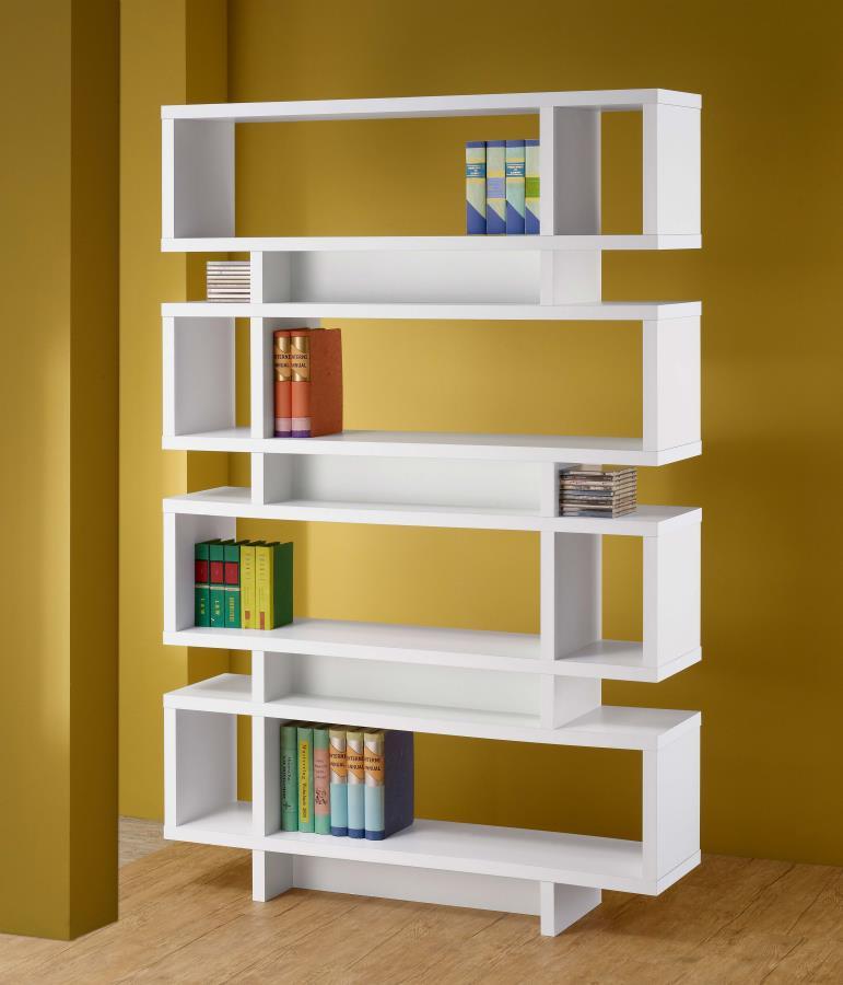 Coaster - 4-tier Open Back Bookcase