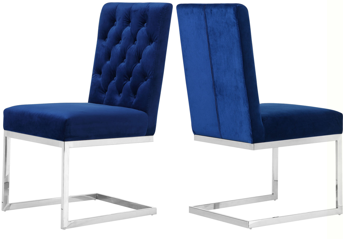 Carlton - Dining Chair (Set of 2) - Navy - Fabric