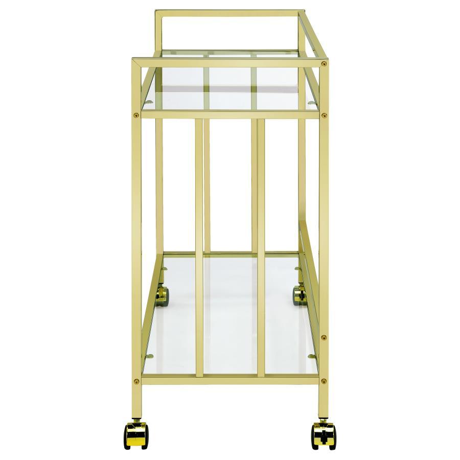 Cara - Serving Cart - Yellow